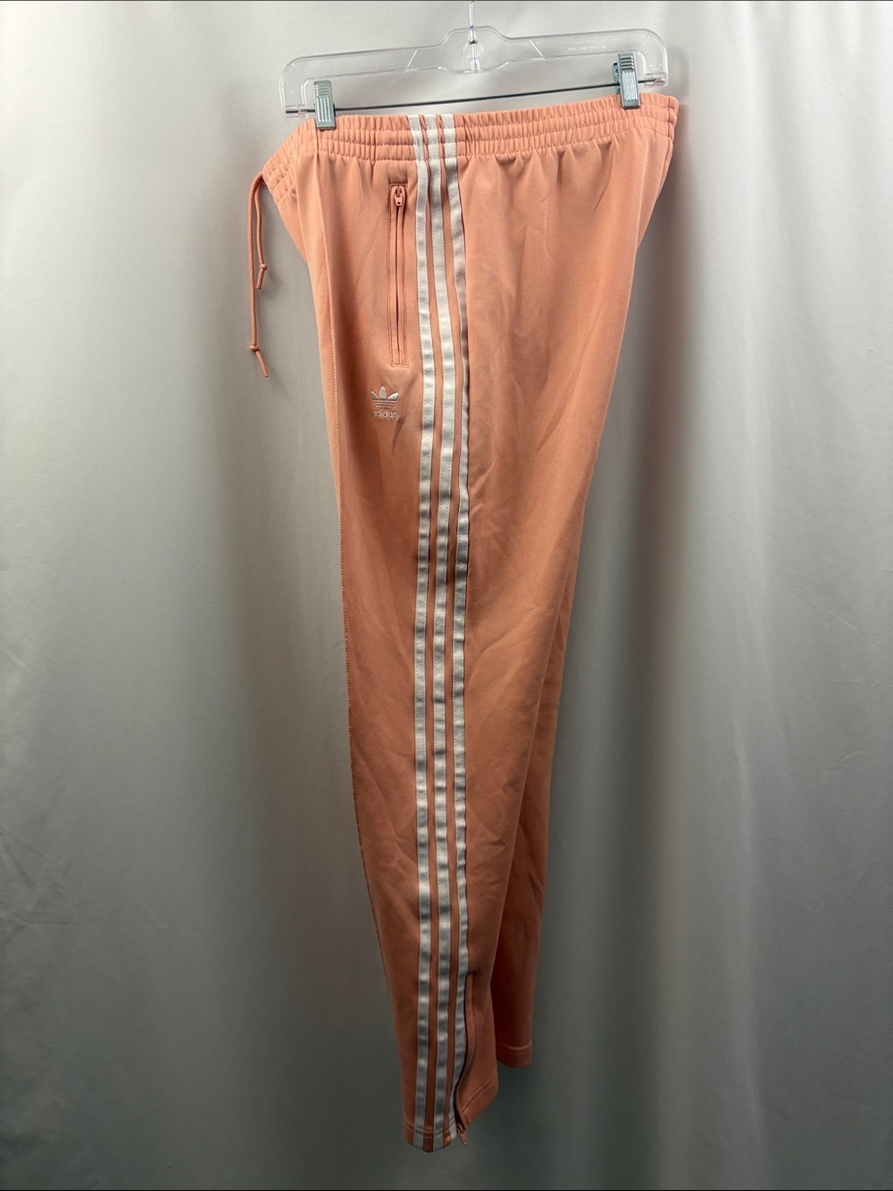 Adidas Women’s Originals SST Track Pants Sweatpants Joggers Large Peach Color - Picture 10 of 10